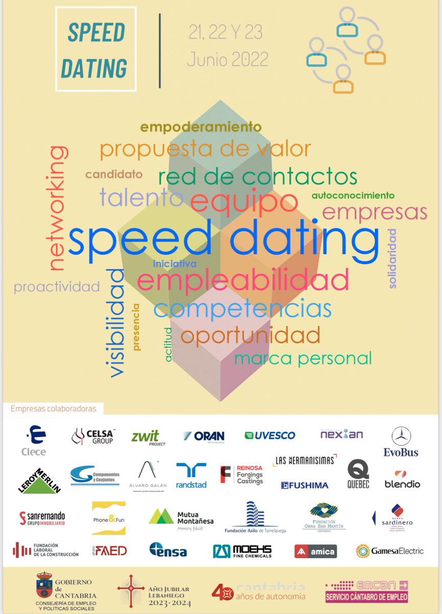 ROSAURAGM's tweet photo. El martes 21 @Clece_  tenemos de nuevo una cita con @LanzaderaSal @leescantabria en una gran iniciativa que promueve la empleabilidad en @aytocabezon. Afortunados de que un Programa de tanta calidad y con grandes resultados cuenten con nosotros desde hace años. https://t.co/98YRuspa9K