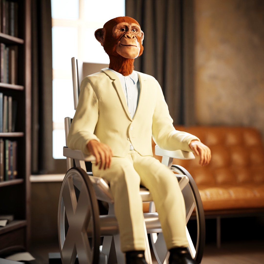DisabledApes's tweet photo. GM Fam ! Are you ready for another Legendary? Tell us your thoughts about this Gentleman! 👀 ❤ 

#DisabledApes #NFTCommunity #NFTs #NFT #nftart https://t.co/qevXTu5ZQT