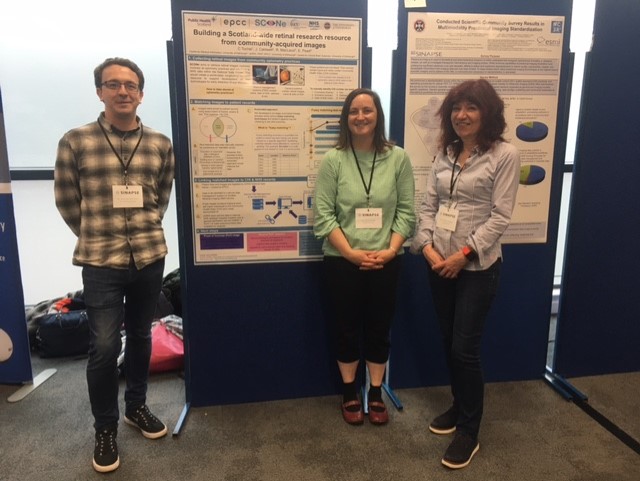 SCONeResearch's tweet image. HUGE CONGRATULATIONS to SCONe Research Fellow Dr Claire Tochel, who alongside Ruairidh Macleod (EPCC) and Jackie Caldwell (eDRIS) won first prize at the poster presentation at @SINAPSECENTRE #ASM2022 this week with their poster describing SCONe&apos;s early work!👏👏👏
