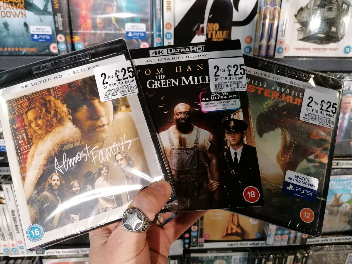 hmvBelfast's tweet photo. More titles added to our #uhd offer
Selected movies 2 for £25
New and classic films in #ultrahighdefinition
Hundreds to choose from and perfect for #FathersDay or for all those who wish to grow their collections
@the4kCollectivE @4KFilme @The_4KChef @UHD4k @avocadoom89 https://t.co/iJmgxlIwp9