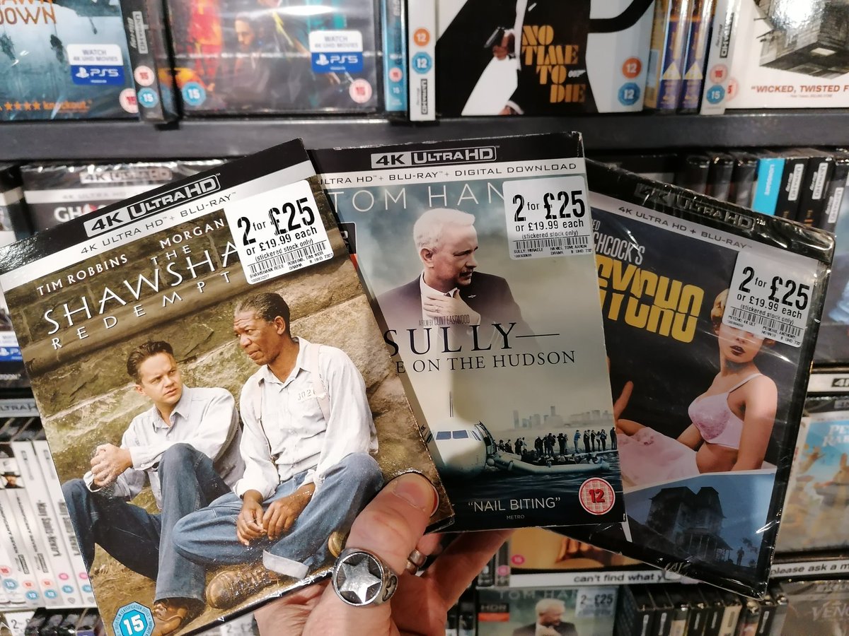 hmvBelfast's tweet photo. More titles added to our #uhd offer
Selected movies 2 for £25
New and classic films in #ultrahighdefinition
Hundreds to choose from and perfect for #FathersDay or for all those who wish to grow their collections
@the4kCollectivE @4KFilme @The_4KChef @UHD4k @avocadoom89 https://t.co/iJmgxlIwp9