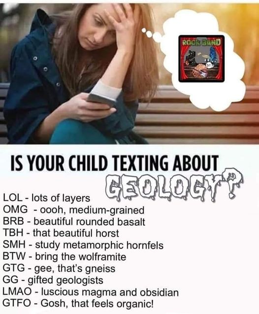 Know the signs of Geology before it's too late 🪨