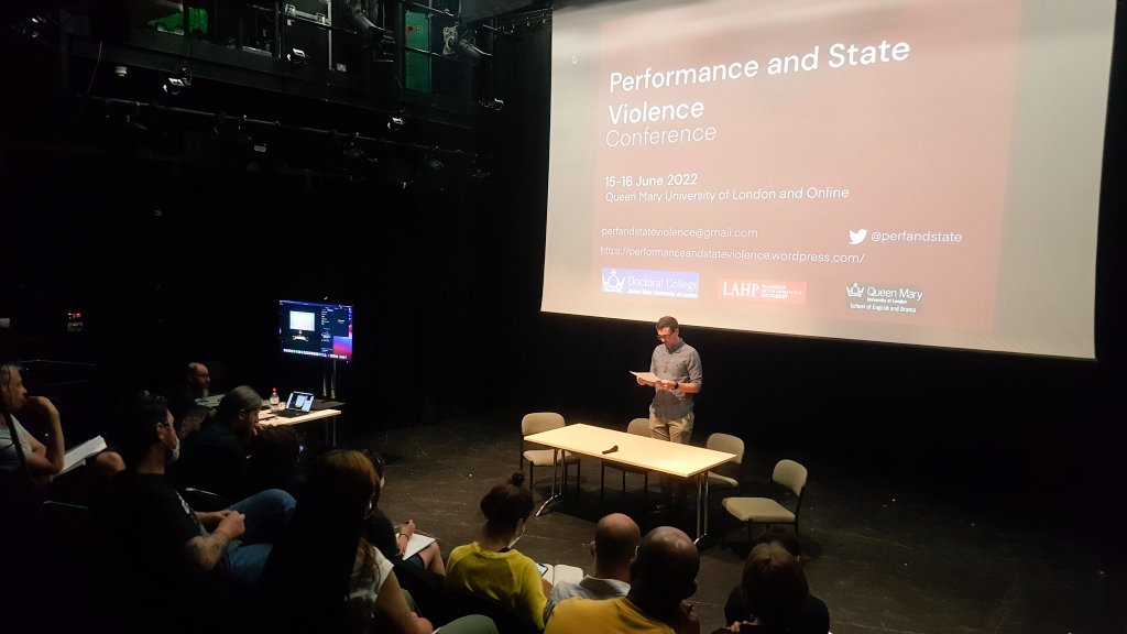 PerfAndState's tweet image. Thank you all for a wonderful conference! Special thanks to @FromaLeftWing and @AylwynWalsh for brilliant keynotes

And many thanks to @LAHP_DTP, @QMUL_DC and @QMULsed for sponsoring us, to Jules Deering for brilliant teching, and to all of our speakers, panelists and performers.
