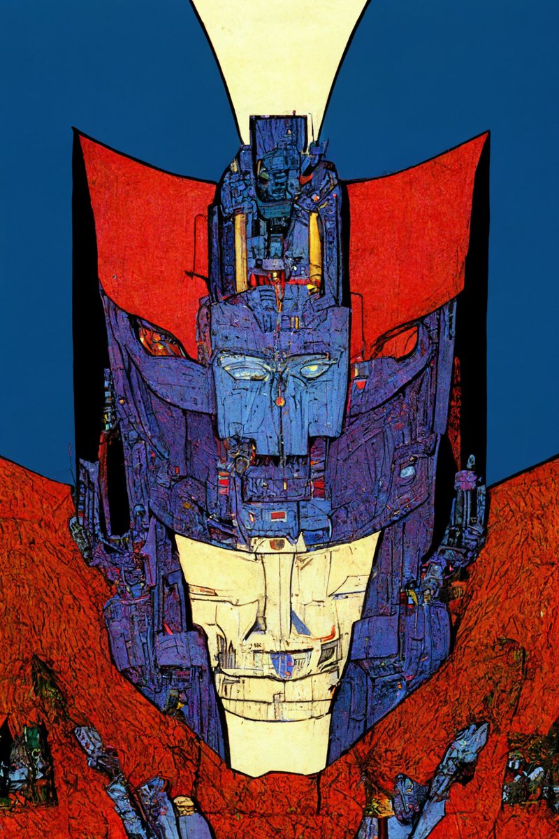 midmoebius's tweet photo. Optimus prime &amp; Bumblebee from Transformers
#ai #generativeart #midjourney https://t.co/2tCSrj801d