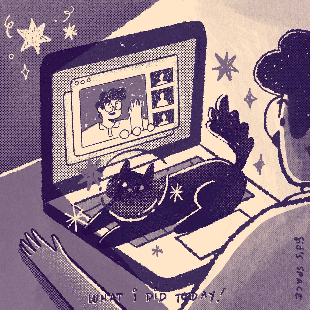 sidsspace's tweet photo. today's my first day as an illustration/marketing intern for Adarna House (under Anino comcs!) it's one of my dreams to work here in the future, so it was a surprise when i took a chance and got in as an intern. n so I got inspired to make an illustration inspired by today!! https://t.co/nLl9vgmJQd