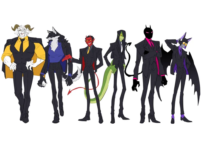 悪魔キャラでBLのお話を描きたい。
どの組み合わせが面白そうかコメントなどもらえるととても嬉しいです。
人間を作って乙女ゲーっぽくするものいいかな🤔 