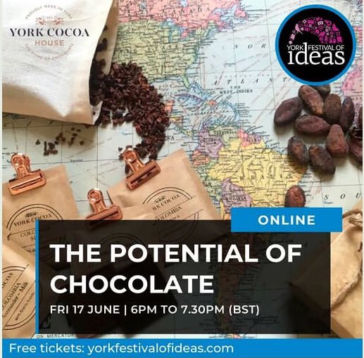 What if our indulgences, treats and gifts didn’t cost the Earth? Would they taste better? 
We’re looking forward to being part of <a href="/YorkFestofIdeas/">York Festival of Ideas</a> this evening with a discussion with some of the cocoa revolutionaries who have helped us explore the world of cocoa