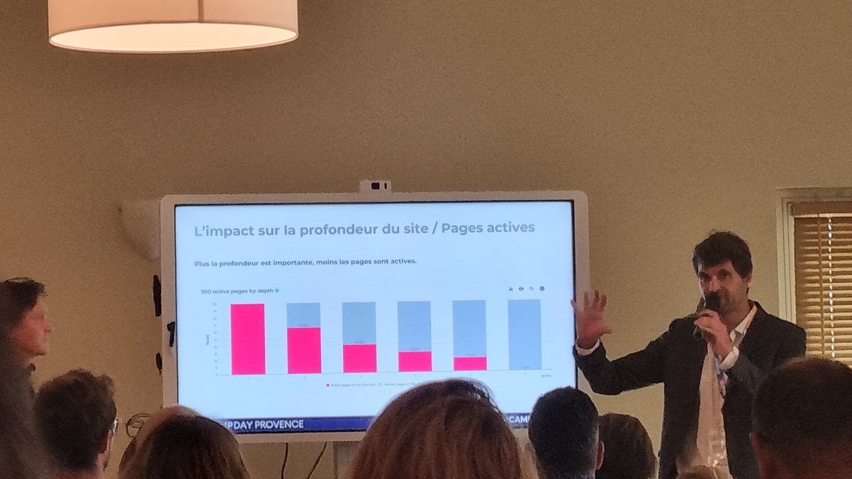 En direct du SEO Camp Provence avec <a href="/HlnChristmann/">Hélène Christmann</a> et <a href="/aymerictwit/">Aymeric Bouillat</a> #SummerCAMP. Conférence sur l'InRank et la profondeur des pages #seo