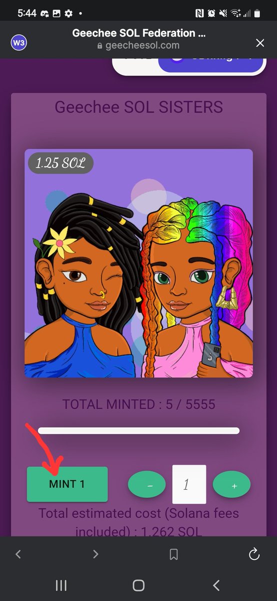 geechee_sol's tweet image. 🚦It&apos;s official, like a referee with a whistle 😙 **@SnoopDogg voice**

🚨Geechee SOL Sisters Mint is LIVE!!

Connect your Phantom 👻 wallet 👜 to geecheesol.com and mint yours for 1.25 SOL today!

#MintOfTheDay #NFTCommunity #SolanaCommunity #SolanaSummer 🐦 Retweet it