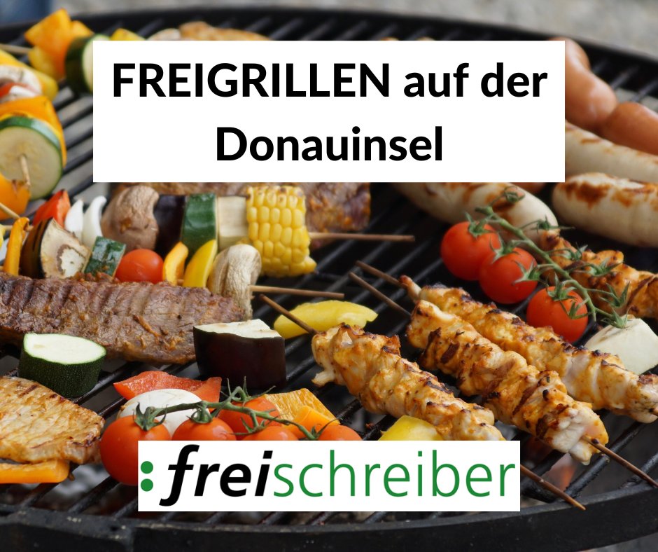 Wir grillen wieder und freuen uns, euch dort zu sehen! Nächsten Mittwoch, 22.6. ab 17 Uhr auf der Donauinsel. Alle Infos hier freischreiber.at/2022/06/17/fre…