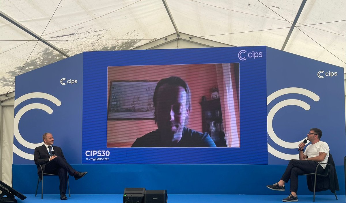 L'Avvocato Giuseppe Serafini (<a href="/g_serafini/">Giuseppe Serafini</a>) e in collegamento Gabriele Faggioli, sul palco di #CIPS30