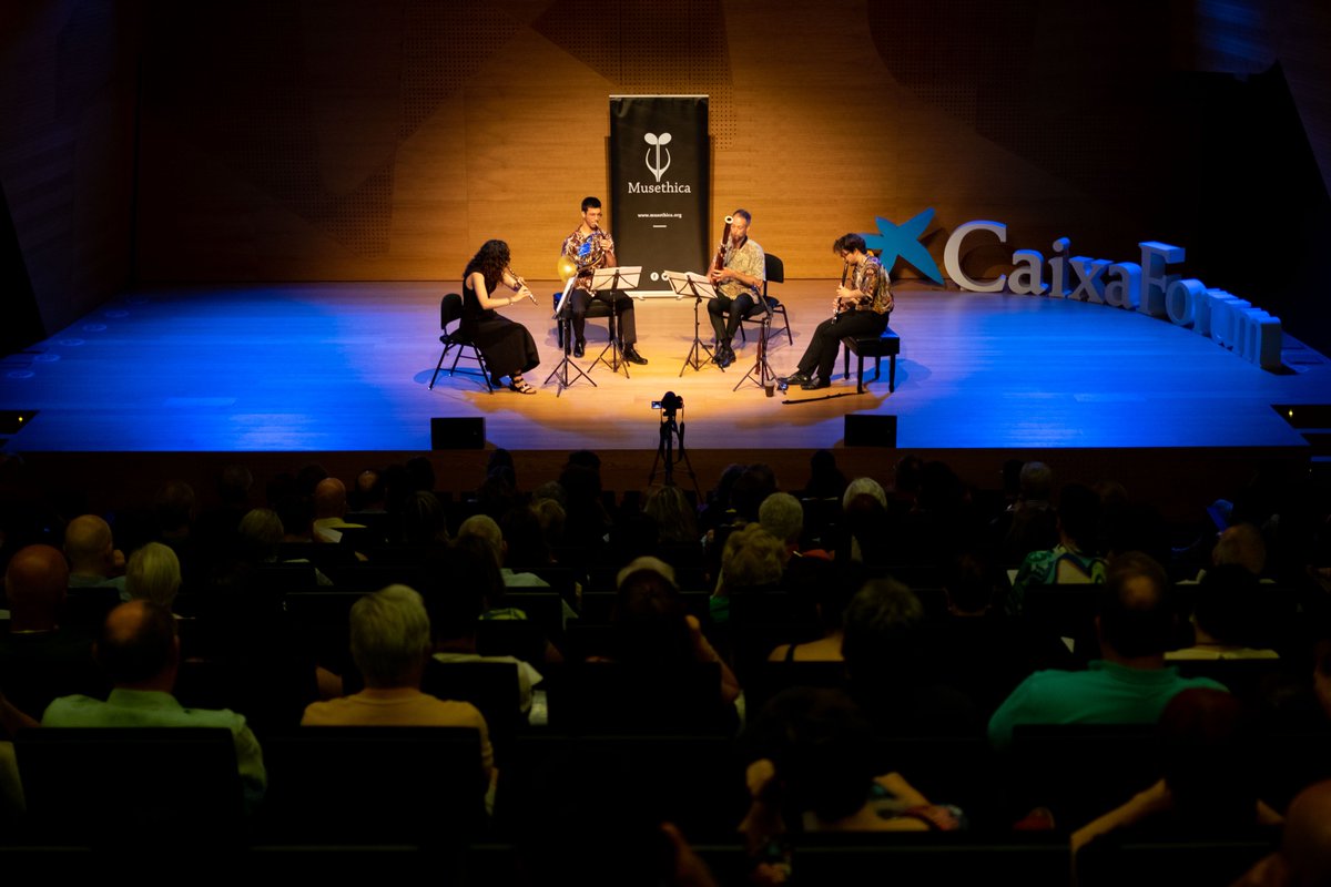 musethicaorg's tweet photo. Concierto público en #CaixaForumZaragoza
#musethica
#festivalmusethica
#10añosmusethica https://t.co/3jQUbIoGKV