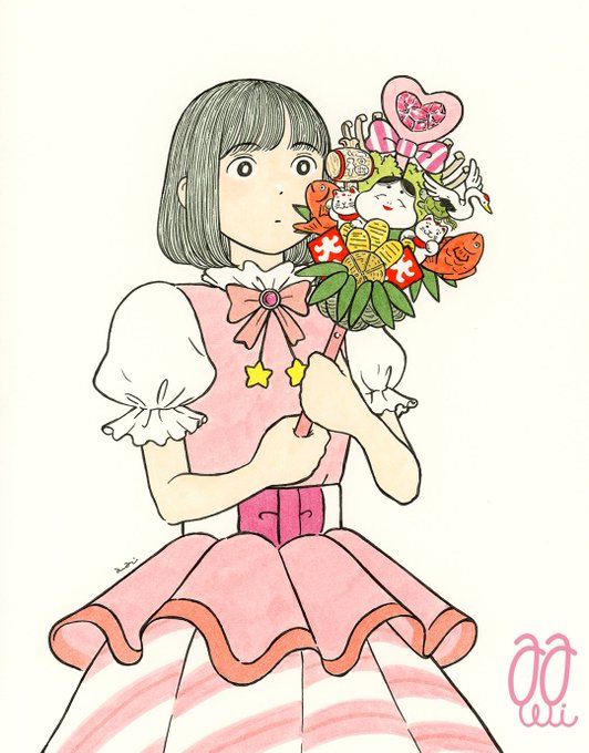 熊手のtwitterイラスト検索結果