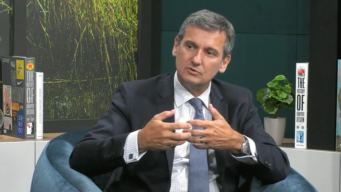 CA_CIB's tweet photo. #MyDigitalDays | A closing session focusing on the @Credit_Agricole's digital #transformation plan. Time for the fire side talk between Pierre Dulon and Jean-Paul Mazoyer, Deputy Magaging Director in charge of Innovation, #Digital transformation and #IT for the Group. https://t.co/Elg75YqVEB