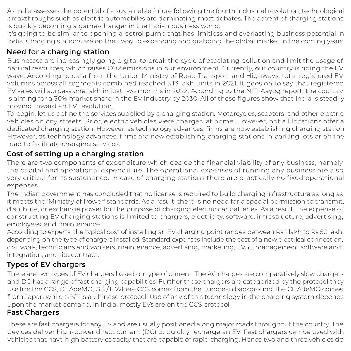 EvCosmosChrging's tweet photo. Setting up a charging business can be one of the most promising businesses in current times.

Thank you, @EconomicTimes for sharing our Director, Mr. Amitabh Shivpuri's views on "How to start an EV charging business, and what things to look for"

#evchargerstation #GotFeatured https://t.co/u3PqBdbWvG