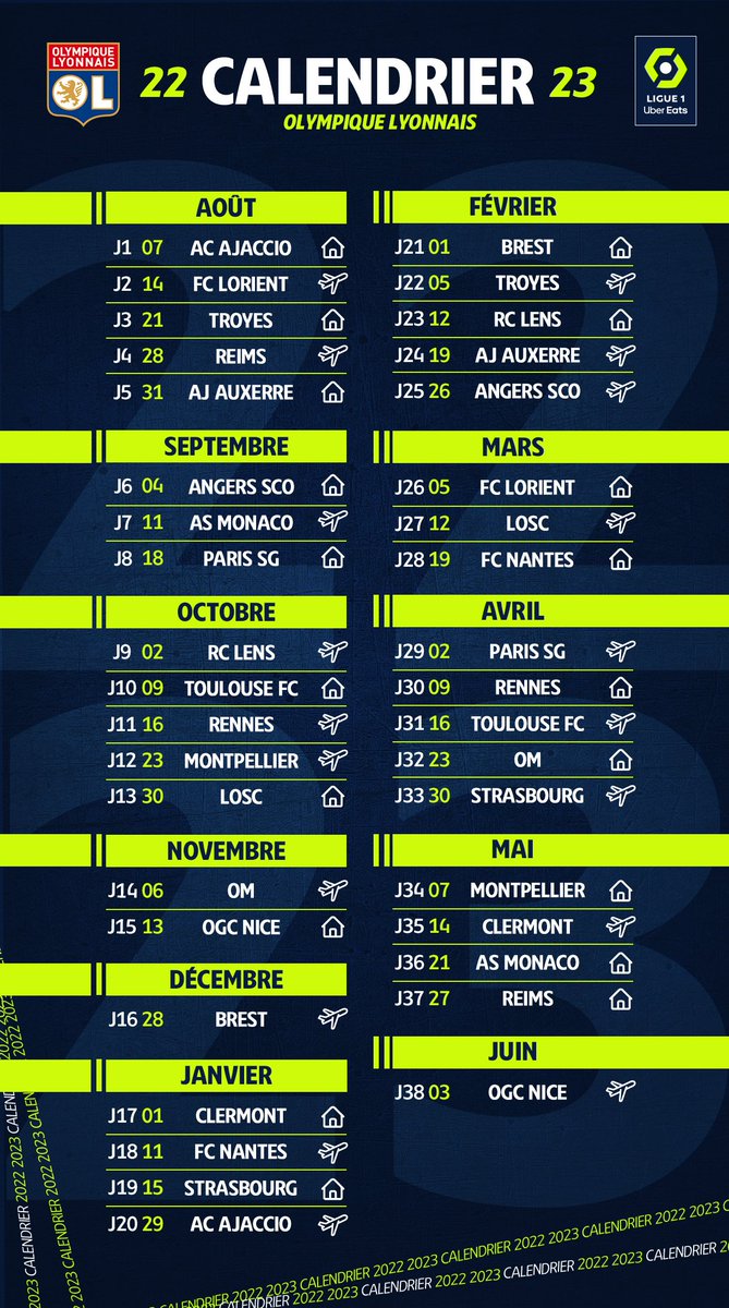oetl's tweet photo. #calendrierOL #OL #Olympiquelyonnais https://t.co/qoX2TqLGZf