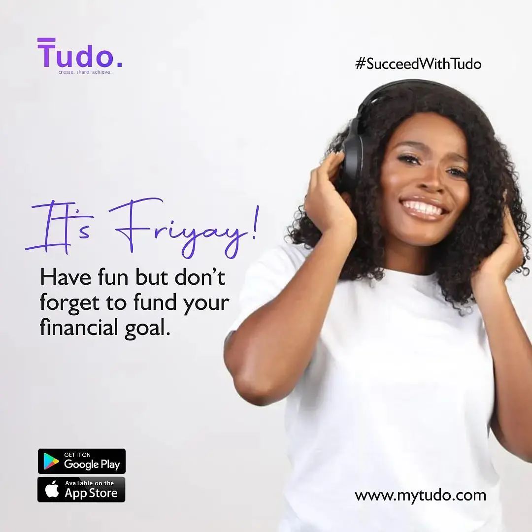 MyTudoapp's tweet photo. It’s Friyay! 💃
Enjoy your weekend and remember to fund your financial goals on Tudo.
.
.
.
#mytudoapp #financialgoals #groupgoals #personalfinace #moneyflow #socialfinance #goalsetting https://t.co/1iYy8oq5ib