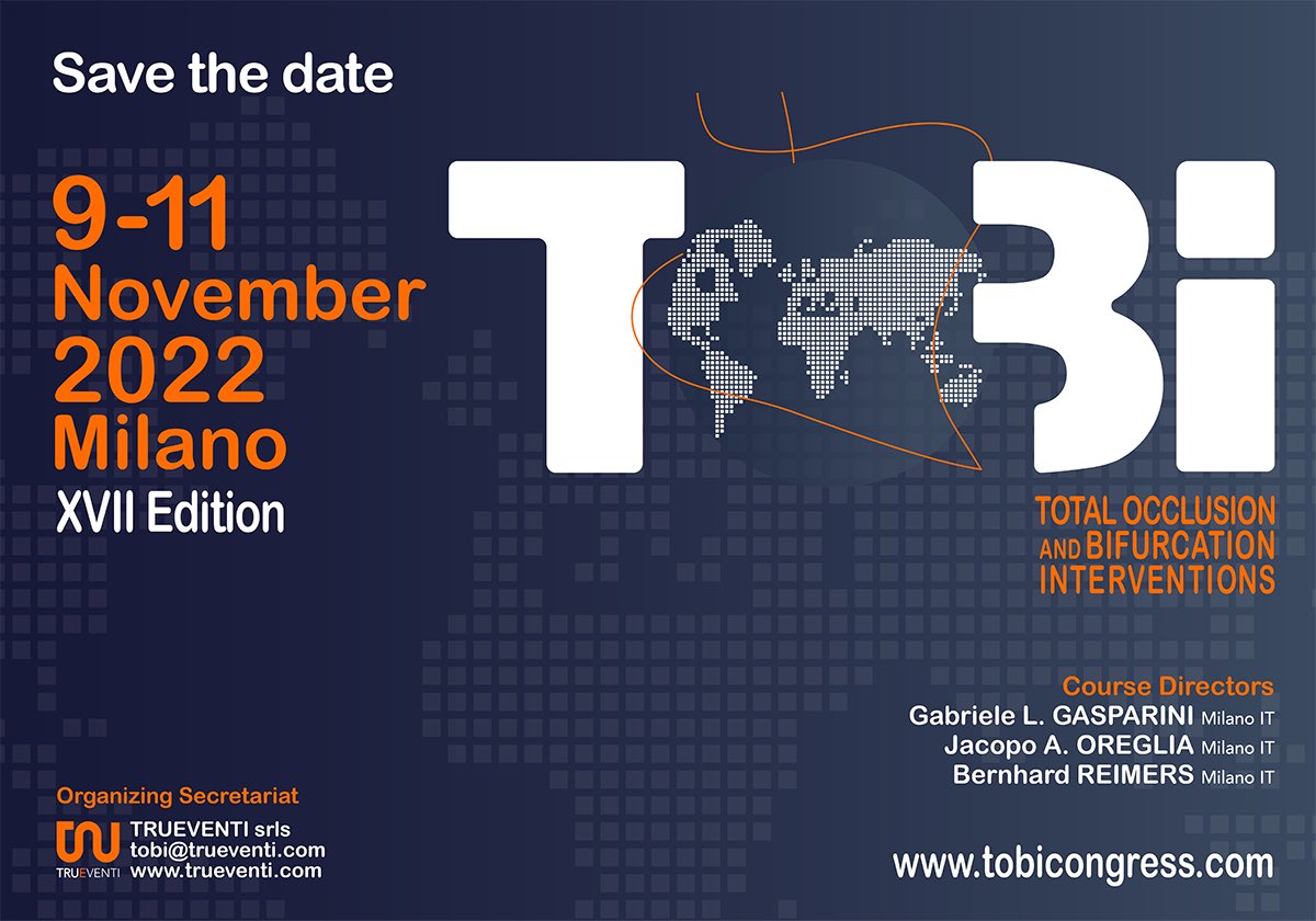 TOBI 2022 will take place on 9-11 November in Milano. Absolutely Live Cases, unplugged sessions ad Call for Cases will be the aim of the congress Save the Date and follow the website
