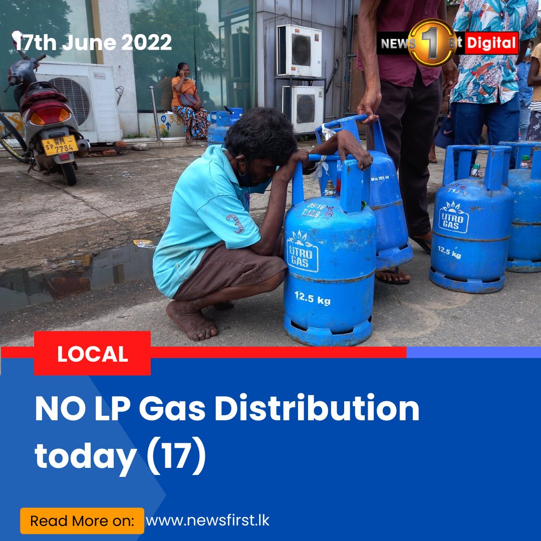 NewsfirstSL's tweet photo. NO LP Gas Distribution today (17)

Details: https://t.co/H4wiu9nwKh

#SLnews #News1st #SriLanka #lka #Gas #NOGas #Litro #NoDistribution #Queues

(Image: Social Media) https://t.co/NCRfVrAWvS