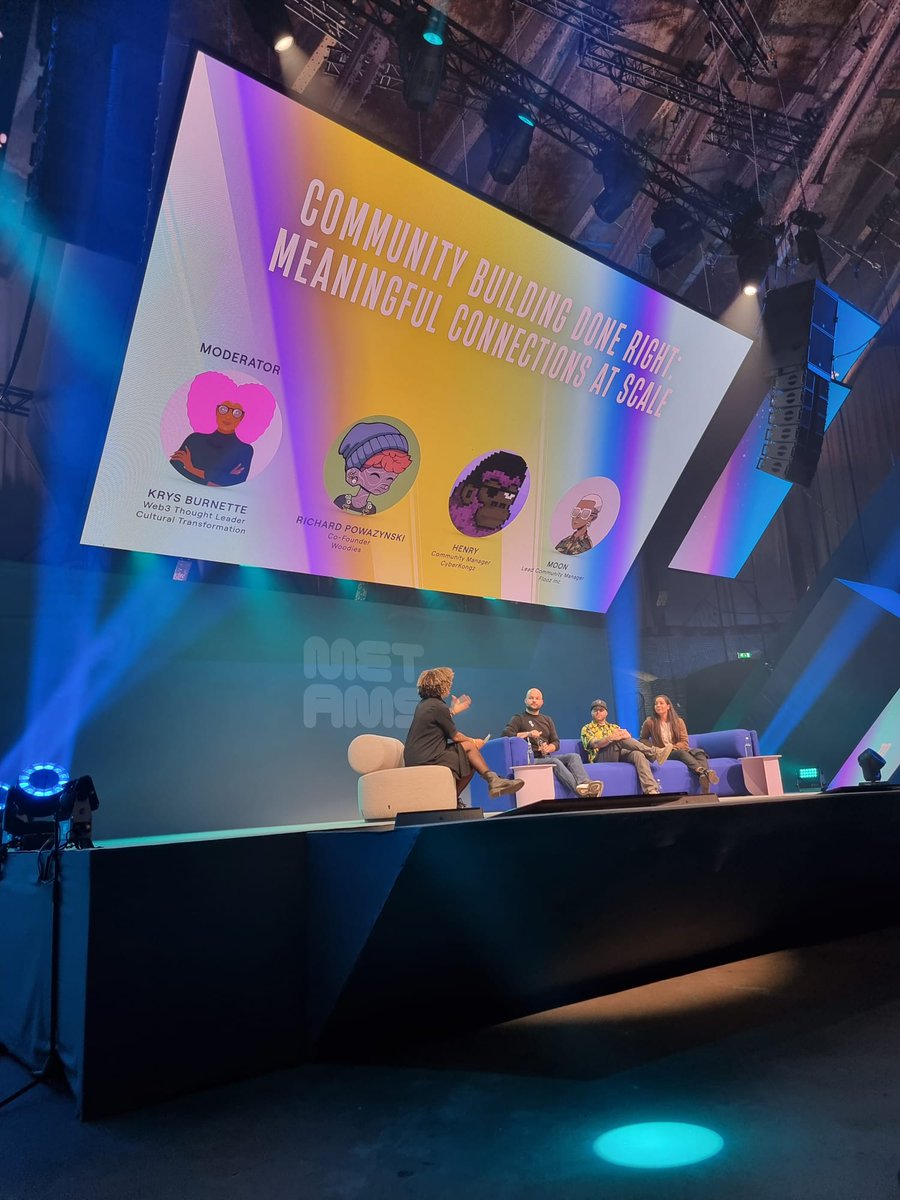 GM guys, had an amazing week at <a href="/met_ams/">MET AMS</a> 🇳🇱

Met a lot of great people that are like-minded and so smart. It was definitely an amazing experience
Special shoutout to my <a href="/CyberKongz/">CyberKongz</a> family, you guys have been so welcoming and nice.
Hope to see everyone at the next meetup💪

#OOH