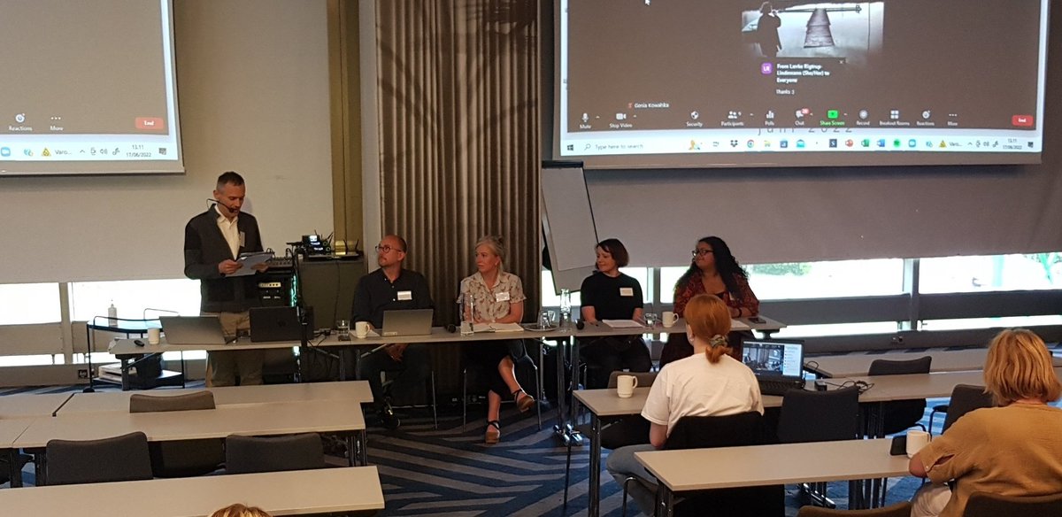 Final #reprofutures2022 keynote panel on "Reproduction and race in the Nordic countries" w amazing line up: Guro Korsnes Kristensen, <a href="/nebeling/">Michael Nebeling Petersen</a> @HomanenRiikka &amp; <a href="/Menzwa/">Dr Mwenza Thandiwe Blell</a> , chaired by <a href="/MarcinSmietana/">Marcin Smietana</a> - how national  repro, migration and climate politics are intertwined