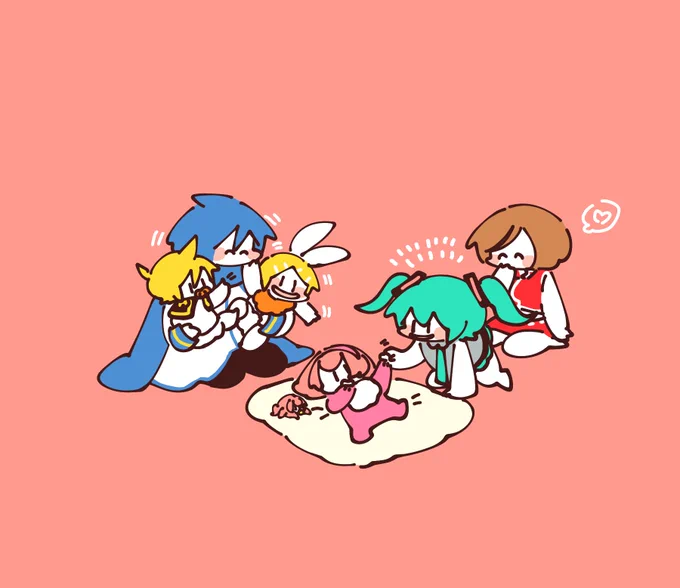 末っ子ベビルカちゃ時代のボカロ達🍼 