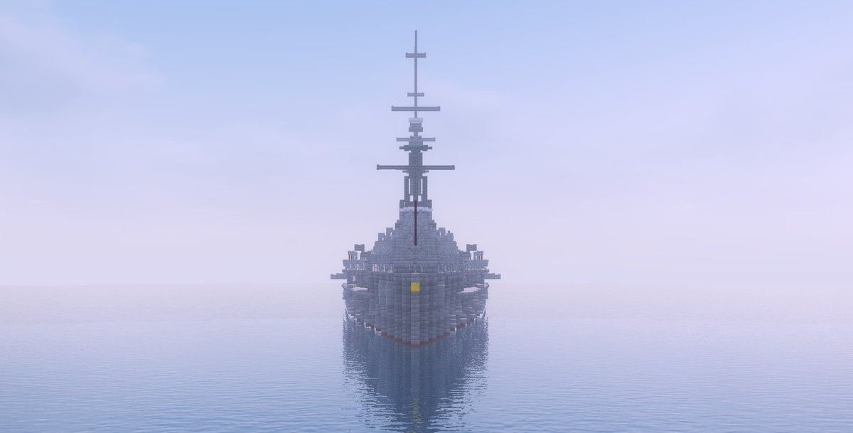 ukan06's tweet photo. IJN Battlecruiser Kongo 1913

#Minecraft
#minecraft建築コミュ
#Minecraft軍事部 https://t.co/XuLy9QkliZ