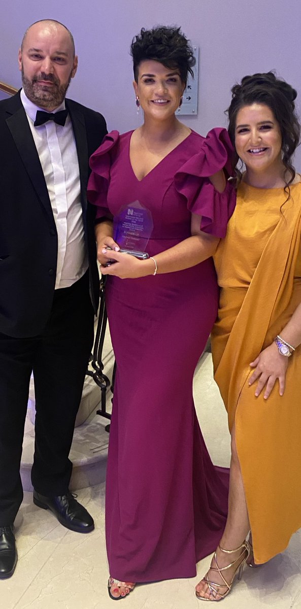 andypandy0023's tweet photo. Delighted to have represented learning disability services at the @RCN_NI nurse of the year awards 2022. A very special evening #RCNINoY22 #RCNNIAwards #inspiringexcellence @BelfastTrust  @clairemck_psych @SineadDickson2 https://t.co/T3qjxkVkDY
