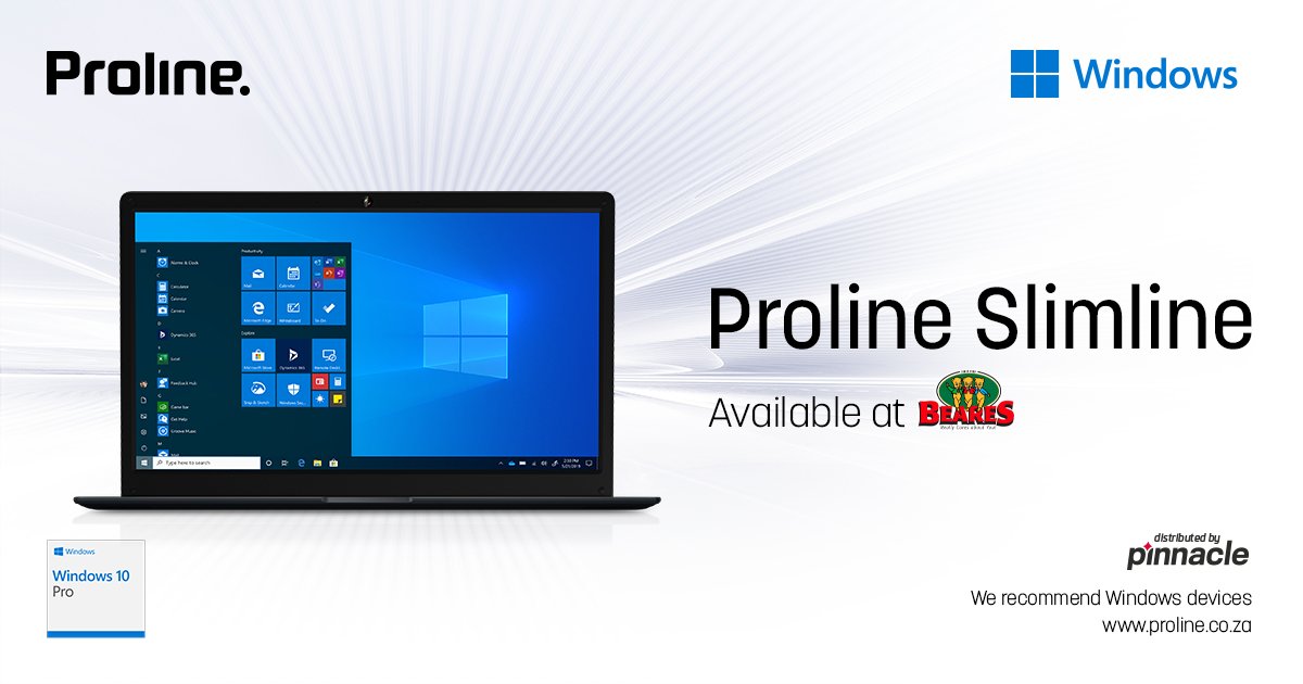 ProlinePC's tweet photo. #PROLINE LAPTOP AND TABLET BUNDLE

Available at #Beares

Bundle includes:
Laptop
Software packages
Printer
Tablet
Sling bag 

Shop now: https://t.co/Aj0I6UO0su https://t.co/3MHSernLWt