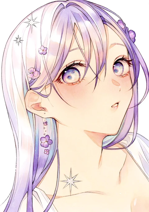 violet flower

#コピック  #illustration 