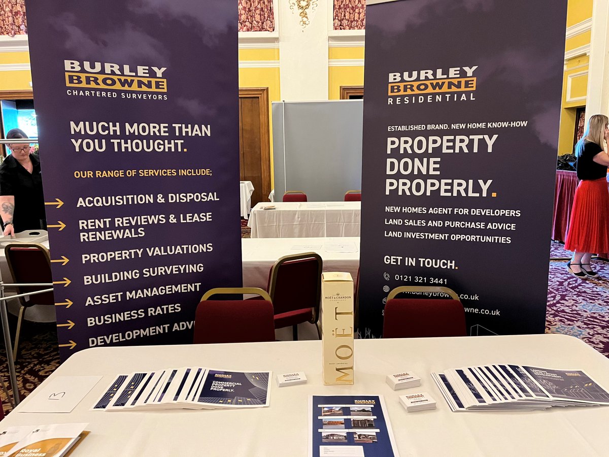 A great start to the day at The Royal Business Fair at Sutton Coldfield Town Hall!
Please feel free to pop down to meet the Burley Browne and <a href="/BB_Residential/">BurleyBrowneResidential</a>  team &amp; enjoy some networking!

#RoyalBizFair #suttoncoldfield #networking #commericalproperty #land #residential