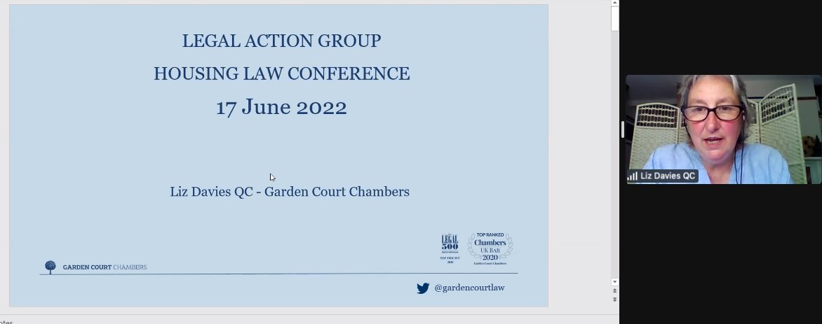 LegalActionGrp's tweet photo. The brilliant Liz Davies QC @gardencourtlaw is here. https://t.co/NQpDZtsYEN