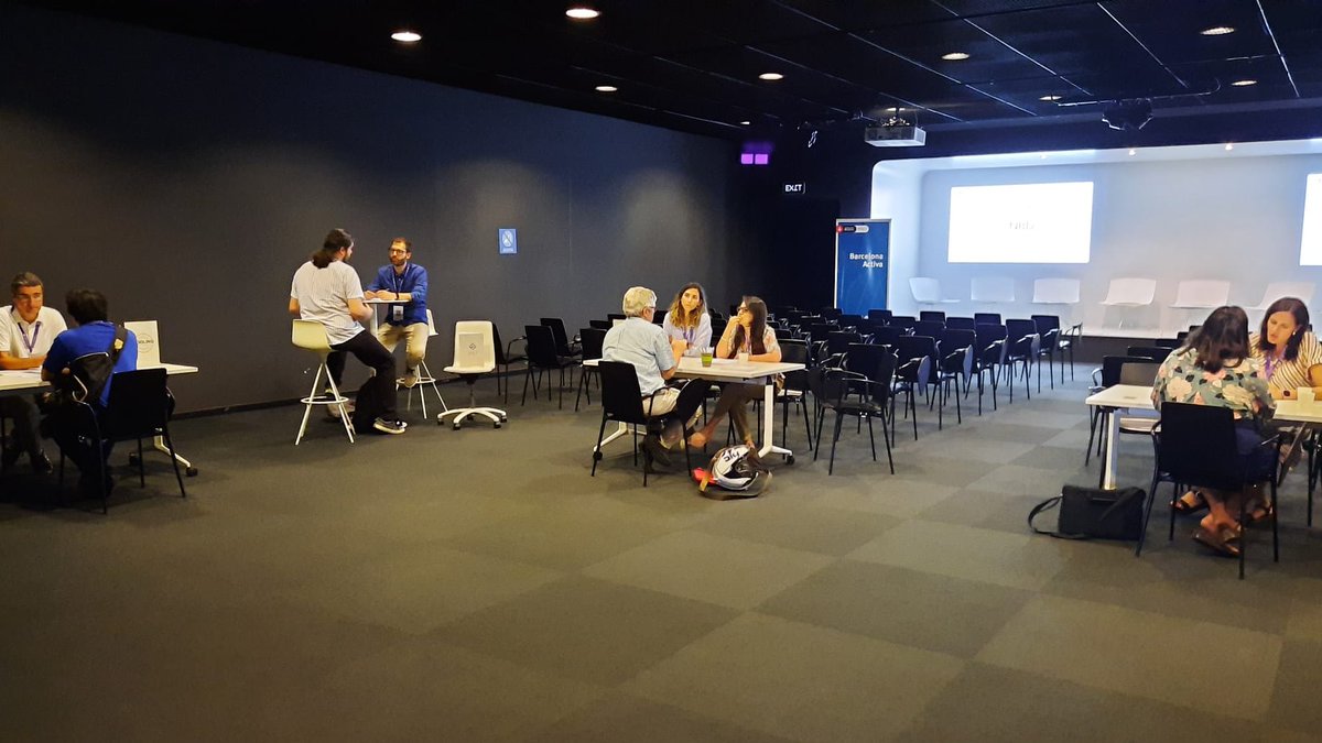 barcelonactiva's tweet image. Comença el @_BIST Market Place! 💼 

Debatem sobre la incursió de talent al sector #Deeptech amb empreses que cerquen nous perfils:👇 

🚀💬 #CoolingPhotonics, @DeepDetection, @FICOSA_Int, #JoltechSolutions, @HelloNostrum, @OnaTherapeutics i @TreellumTech. 

Som-hi! 😉👍