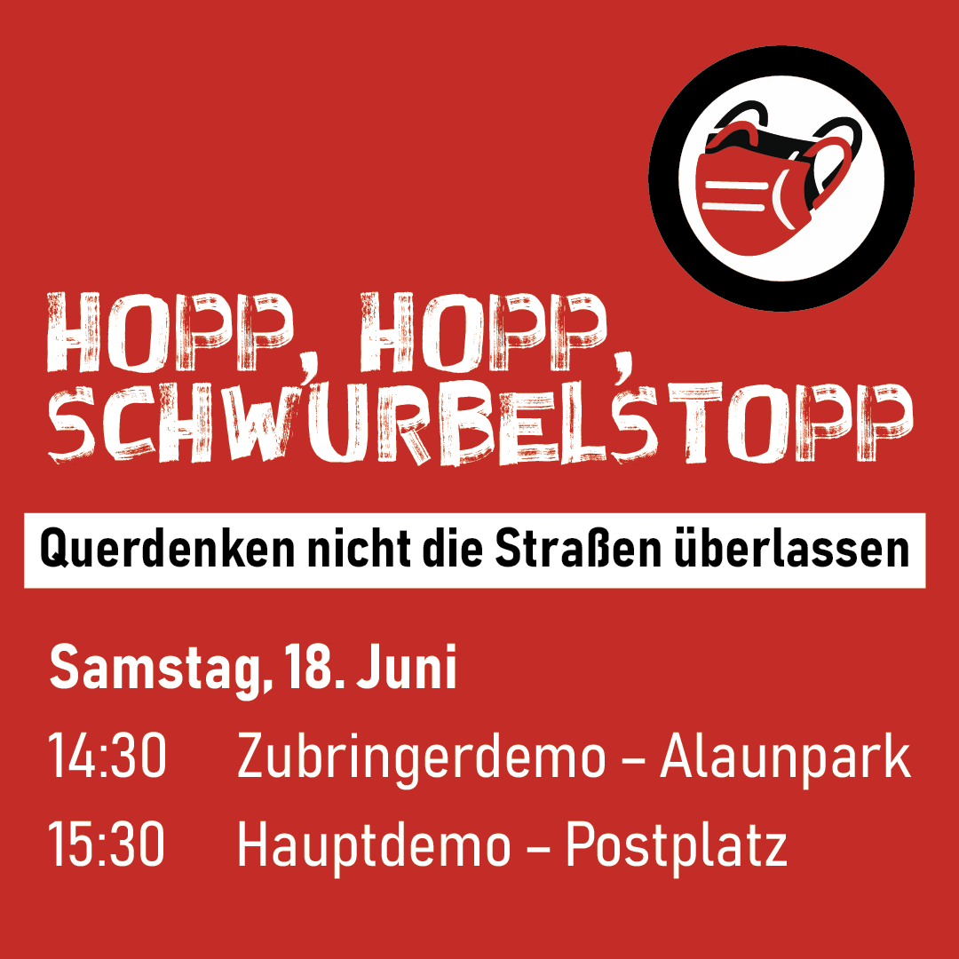 JusosDresden's tweet photo. Morgen heißt es wieder Hopp, Hopp, Schwurbelstopp. Faschos aus ganz #Sucksen kommen morgen nach #Dresden. Ein guter Grund auf die Straße zu gehen!
#dd1806 #querstellen #fghtnzs https://t.co/irwTX68T9K
