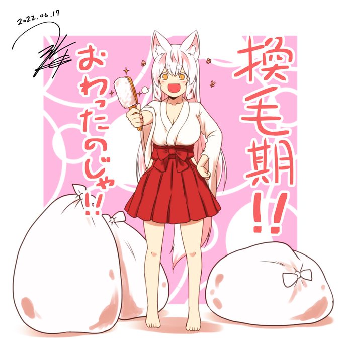 ウチの猫が最近換毛期を終えたみたいなので
総量約3匹分ちょいは取れた 