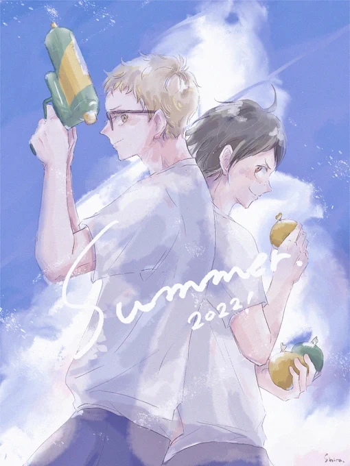 「「背中は任せた!」」

#haikyuu 
