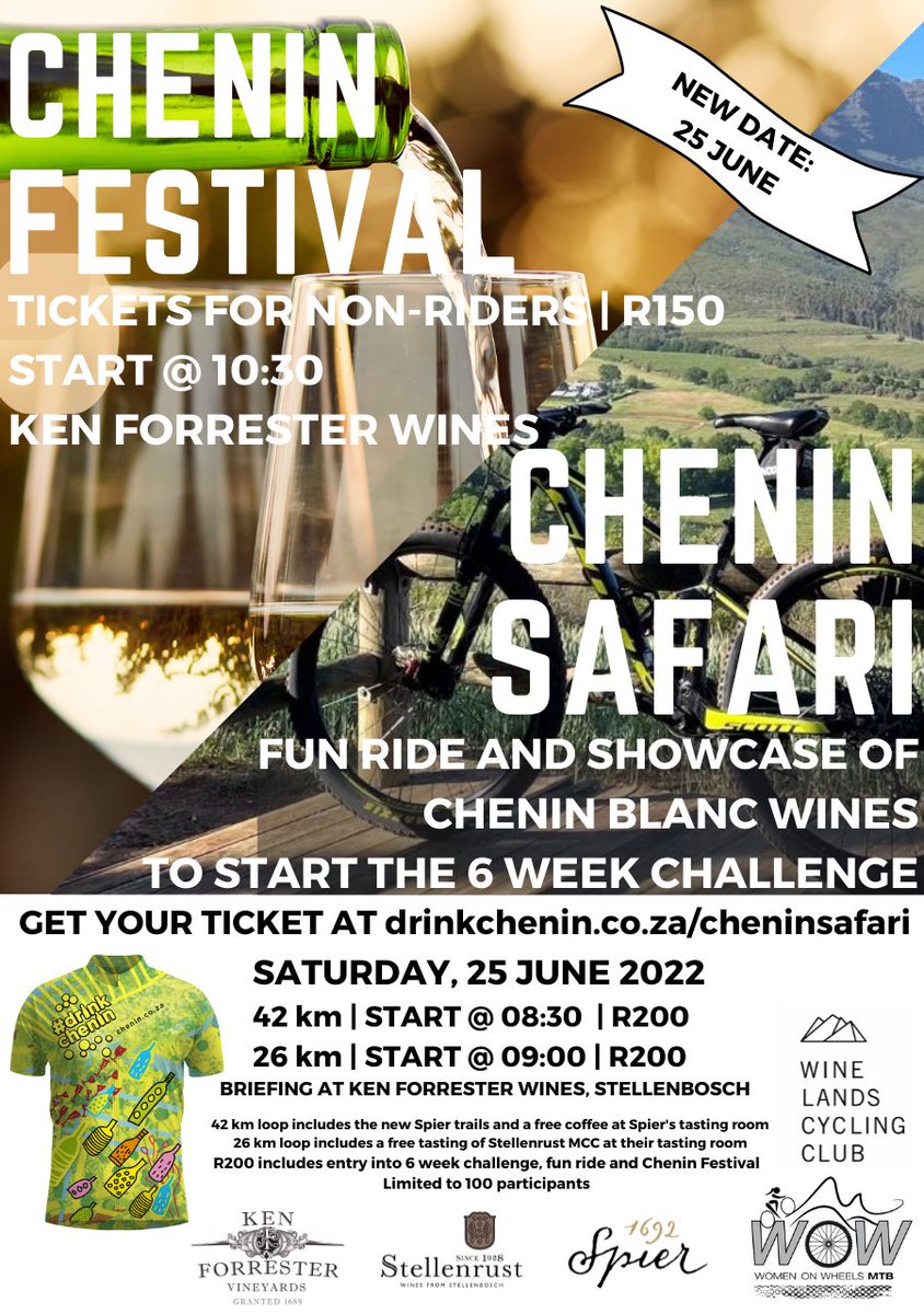 We are taking part in the Chenin Safari, a 6 week challenge celebrating Chenin and exploring our gorgeous area. The challenge (and the fun) starts tomorrow! More information about the Chenin Safari is here: drinkchenin.co.za/cheninsafari #DrinkChenin