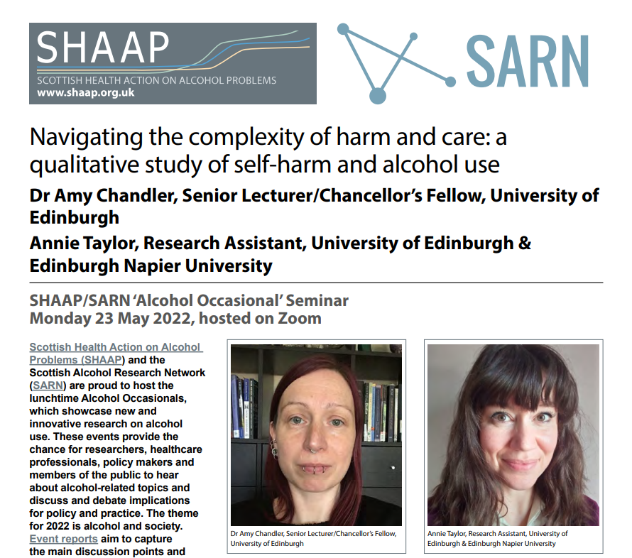 SHAAPAlcohol's tweet photo. ๐ICYMI: The event report from our 3rd SHAAP/@SARNalcohol Alcohol Occasional of 2022 is now available! #AlcOcc22
๐๏ธRead: https://t.co/qnmEaWKUC2
๐๏ธThere is still time to register for our final Alcohol Occasional of 2022:
๐
21/06
โฐ12.30 - 2pm BST
๐https://t.co/YL44M5CNRJ https://t.co/cMGwbChpG0