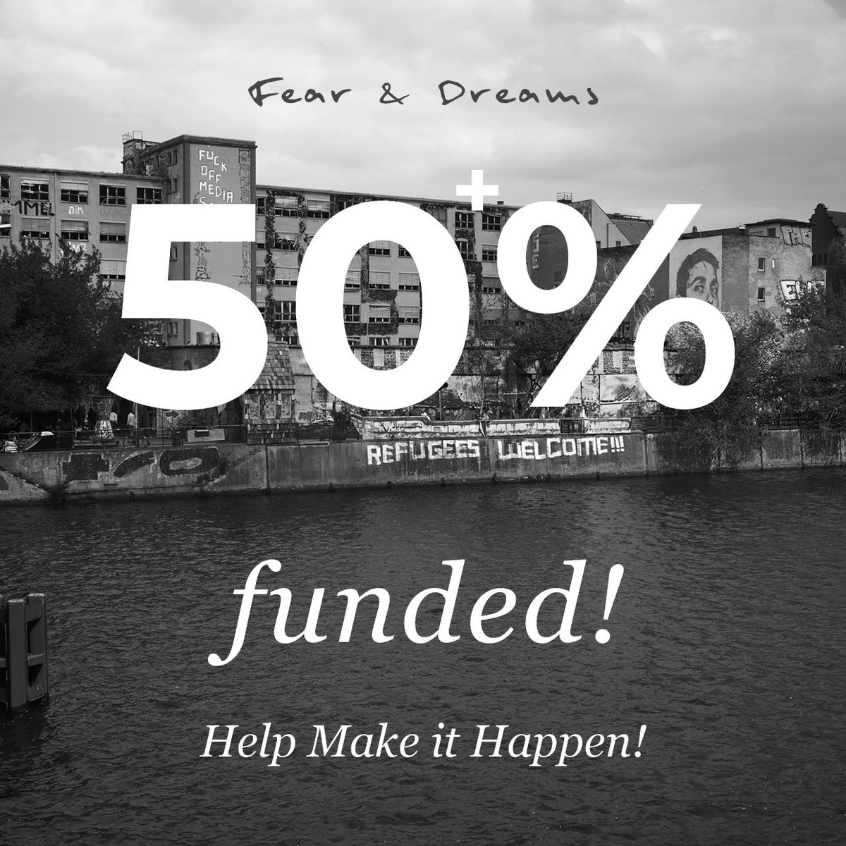 You guys are awesome! 
We’ve just hit 50% funding for my ‘Fear &amp; Dreams‘ 📕book Kickstarter! Thank you! 

Fear &amp; Dreams is a photo series that explores the very personal and dynamic stories of young migrants and refugees.

Kickstarter Link 👇
kickstarter.com/projects/feara…