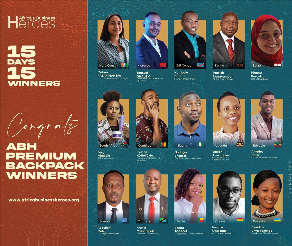 Congratulations to the 15 ABH premium backpack winners! We know that it takes hard work and dedication to fill out your ABH application. That is why, over the last 15 days, we have been recognizing one lucky applicant daily who completed their application. There are exciting...