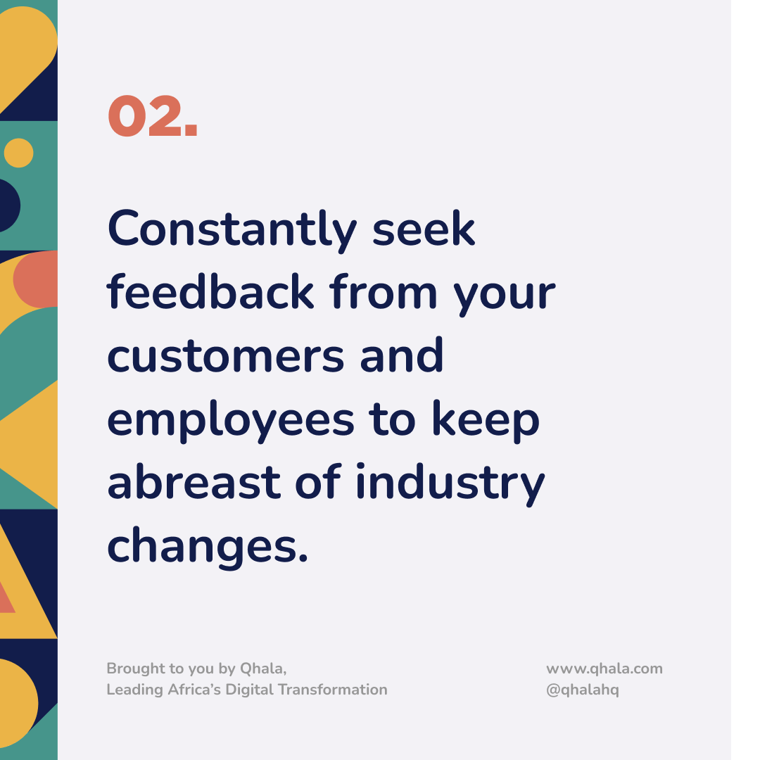 QhalaHQ's tweet photo. Disruptive change happens when some processes and concepts in an industry shift. It requires a strategic response to ensure long-term survival. Here are pointers on how to manage disruptive change.
#DistruptiveChange #TransformWithQhala #InnovateWithQhala #Innovation https://t.co/Smx1xkho7j