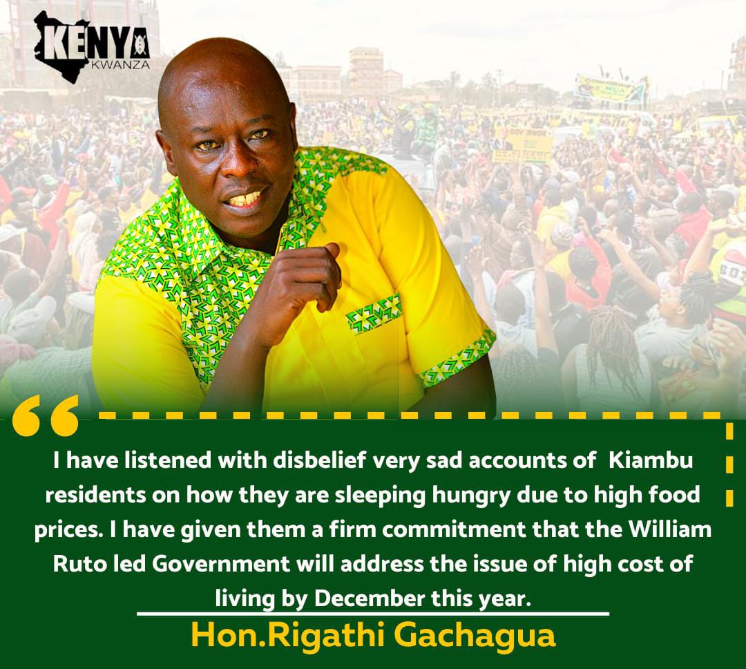 Rigathi Gachagua tweet media