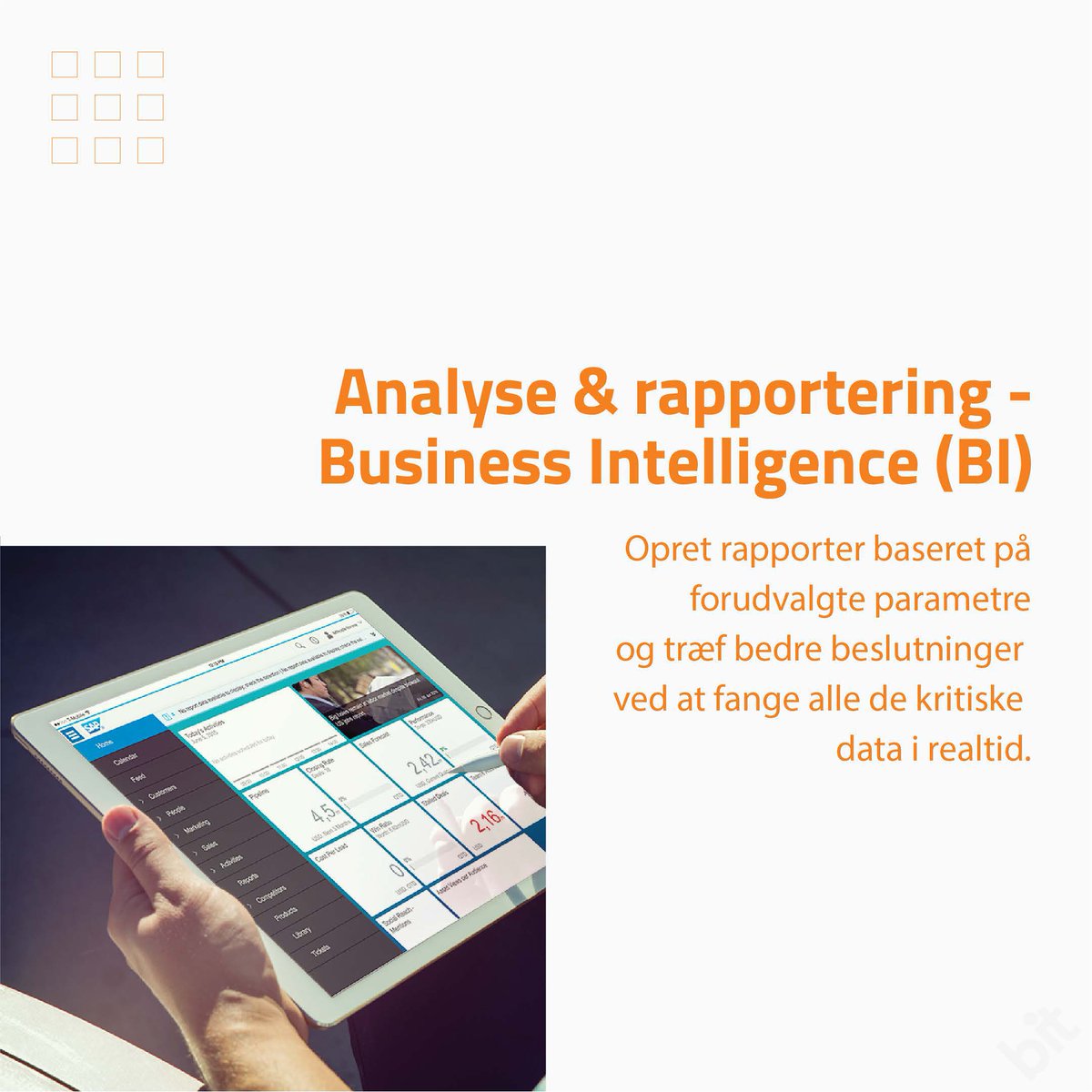 BitPeople_DK's tweet photo. #SAPBusinessOne automatiserer og digitaliserer din virksomheds kernefunktioner inden for bl.a.: 

👉 Økonomistyring 
👉 Salg og kundestyring 
👉 Indkøb og lagerstyring 
👉 Analyse og rapportering 

Vil du vide mere? 
https://t.co/bC6oufVAAc https://t.co/iCgs6f4iee