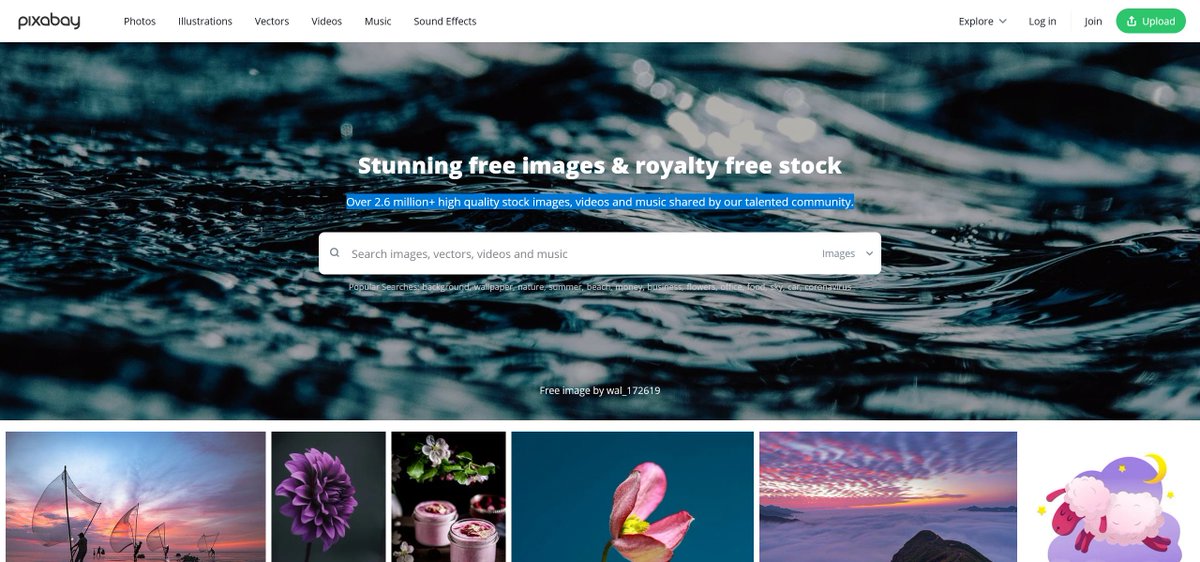 BrendanIhmig's tweet photo. 9⃣ Pixabay
With over 2.6 million+ high-quality stock images, videos and music shared by a talented and creative community, @pixabay is a fantastic stock media resource.
#StockMedia #StockImages #StockVideo #StockAudio #RoyaltyFree #Designer #FreeTools https://t.co/RrA5GIIkvT