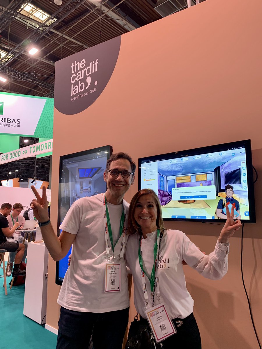 Bye bye #VivaTech2022. It was good to reconnect irl and see lots of colleagues and friends! A big thank you to <a href="/bnpp_cardif/">BNP Paribas Cardif</a> and <a href="/BNPParibas/">BNP Paribas Group</a> communication teams and also <a href="/CardifLab/">The Cardif Lab'</a> <a href="/WAI_BNPP/">WAI by BNP Paribas</a> @Echangeur for the amazing set-up!