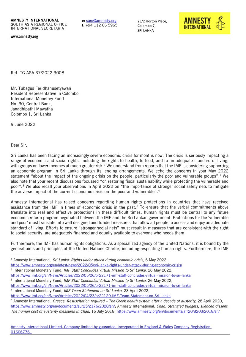 Amnesty International South Asia, Regional Office tweet media