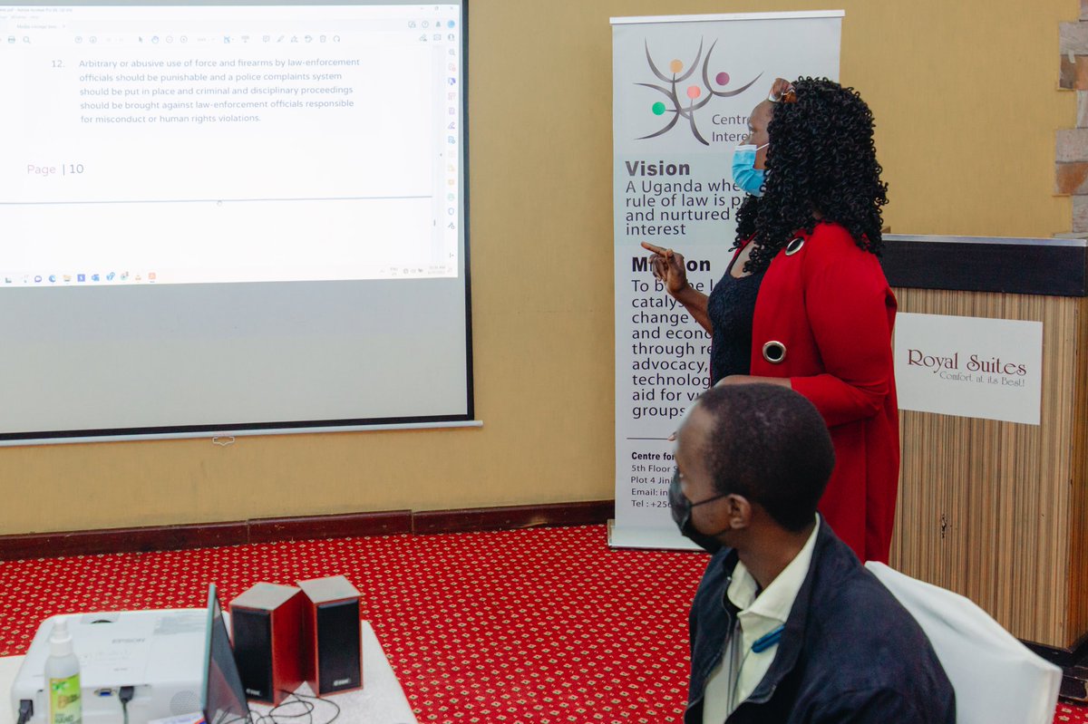 Cepil_Africa's tweet photo. 1. Peaceful protests, whether authorised or not, play a vital role in a democratic society and should not be sacrificed on the altar of security and anti- terrorism measures. #MediaGuidelinesUg22 https://t.co/ruR3NgGjSW