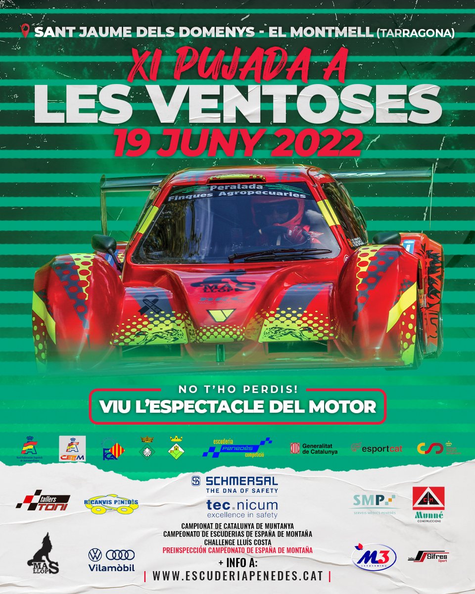 FCAutomobilisme's tweet photo. 🏷️ MUNTANYA
🏁 Pujada a Les Ventoses
ℹ️ Informació
🌐 https://t.co/SQXqi8TM90
#fcautomobilisme #motorsport #muntanya #pujada #lesventoses #campionat #catalunya #curses #capdesetman #quefaig https://t.co/IDWS7su3KT