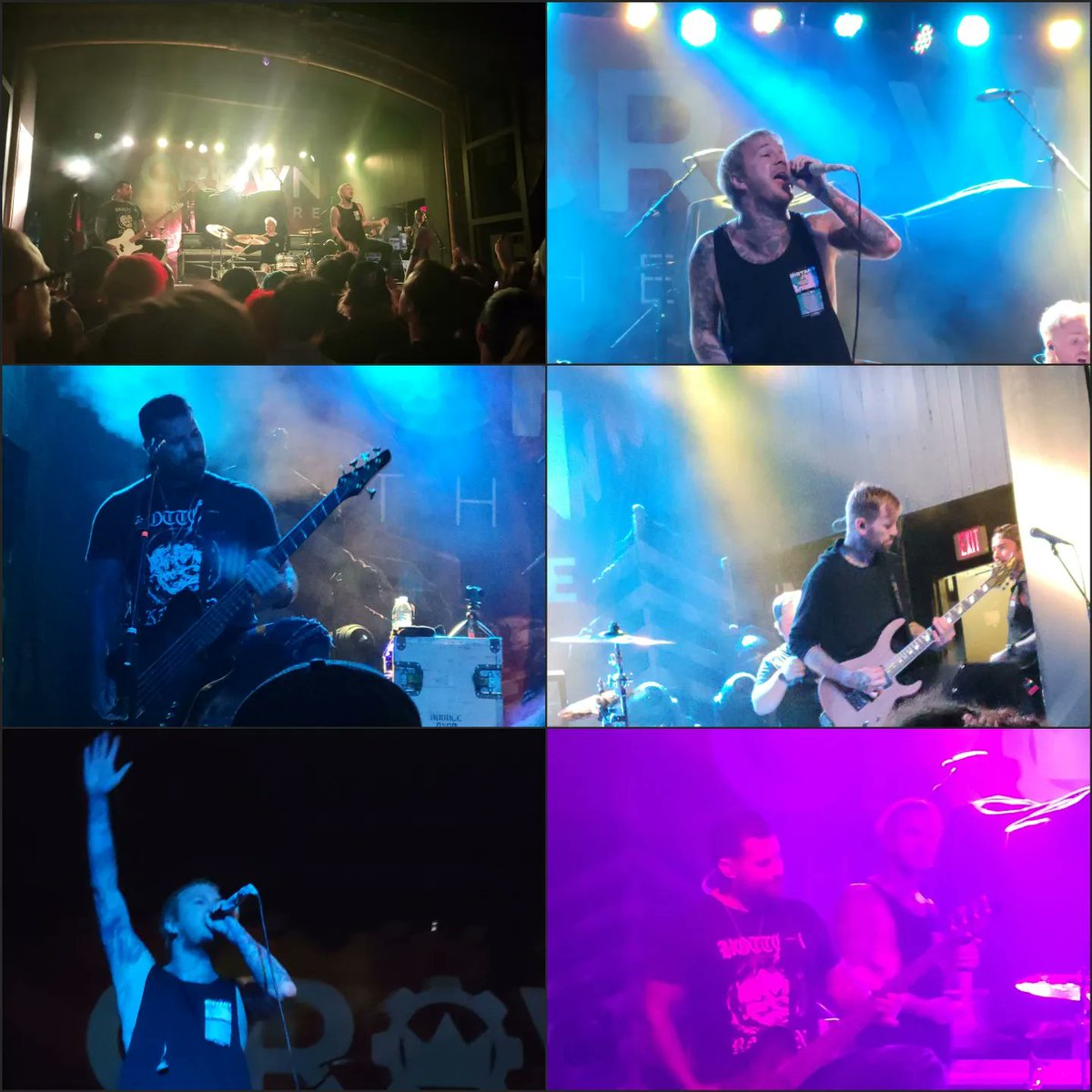 xsgmusicfanx's tweet photo. My photos from @destroyrebuildt set at @StAndrewsHall. Go listen to the new album today! #destroyrebuilduntilgodshows #destroyrebuild #saintandrewshall #craigowens #newalbum #NewMusicFriday https://t.co/ifs2ix3Gvl