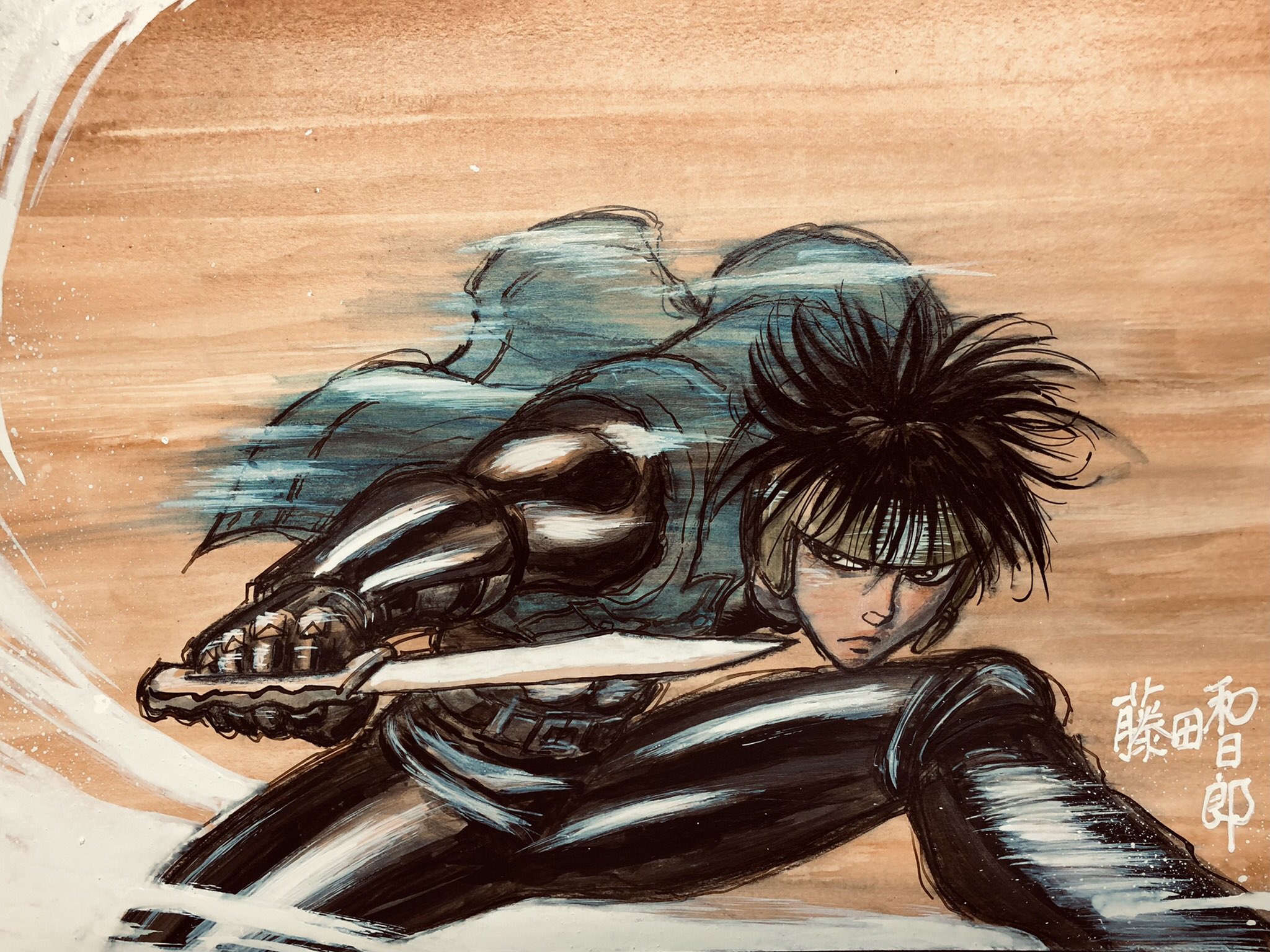 藤田和日郎 スプリガン が配信明日からだって スプリガン のかっこよさは めちゃくちゃ物を知ってるたかしげさんの科学的な知識と これまたアクションを描くのがめちゃくちゃ上手い皆川くんの絵が 合体してしかも映画みたいな漫画になってるとこ